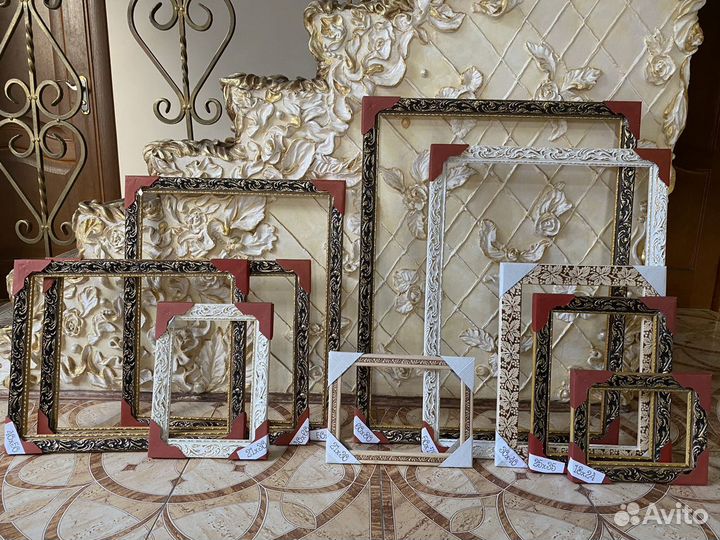 Остатки Рама для зеркал и картин. Дерево сосны