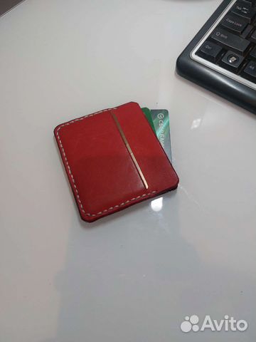 Картхолдер из натуральной кожи ручная работа