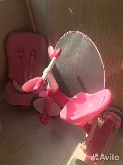 Прогулочная коляска/Детский велосипед с ручкой ima