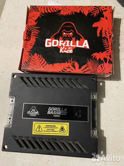 Усилитель kicx gorilla bass 1.3000