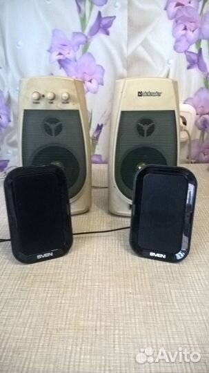 Компьютерные колонки бу 3 пары