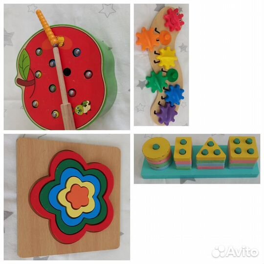 Игрушки развивающие много