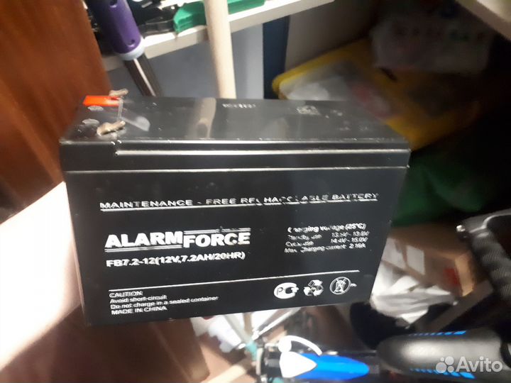 Аккумуляторная батарея Alarm Force 12V, 7.2 A/h