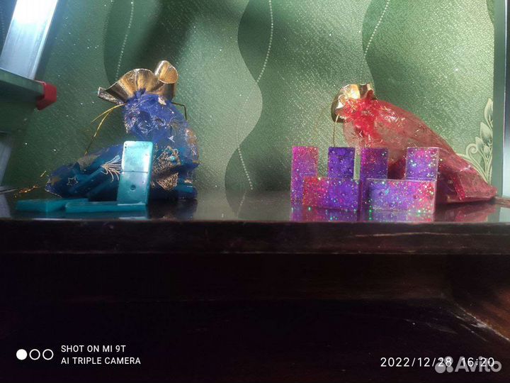 Домино из эпоксидной смолы