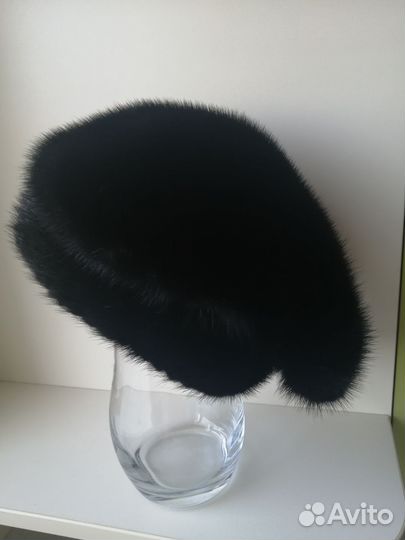 Норковый берет, новый