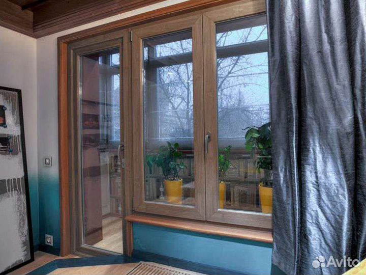 Пластиковая лоджия 6 метров. Окна пвх