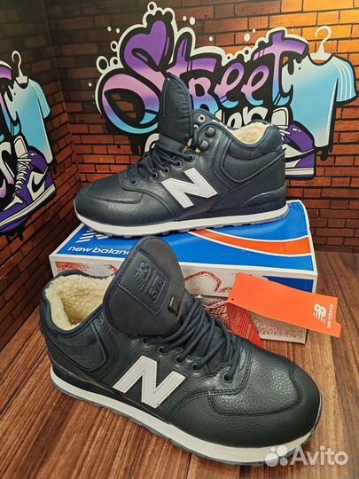 Кроссовки зима New Balance 574 р.42,43