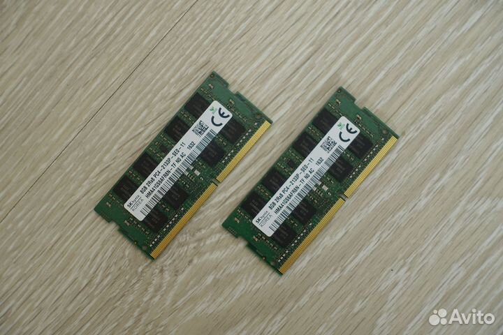 Оперативка DDR4 16GB 2133 MHz для ноутбука SO-dimm