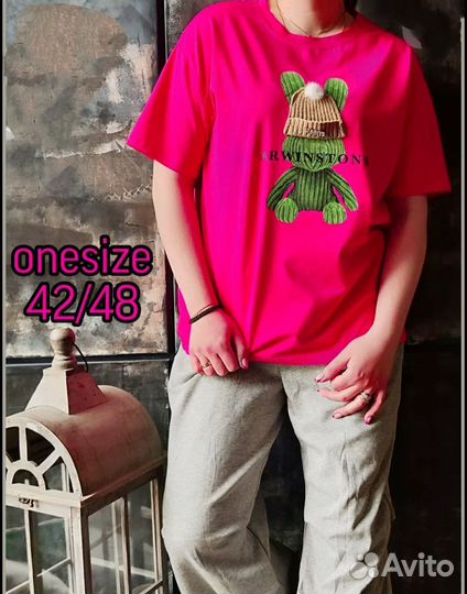 Футболка оверсайз из хлопка