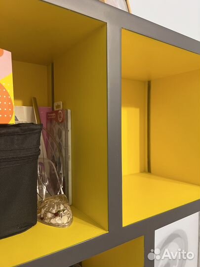 Полка настенная навесная 6 кубов