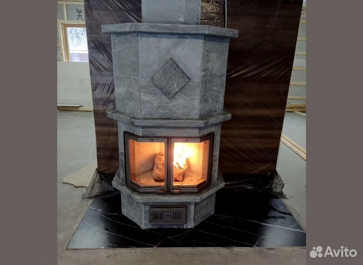 Печь камин талькомагнезит