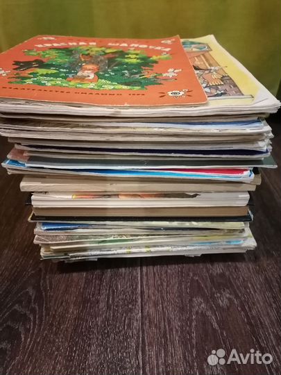 Детские книжки от 1973 г.-6,5 кг. - 70 шт