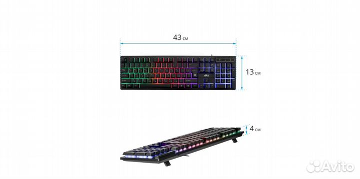 Игровая клавиатура Defender ARX GK-196L Black KD23