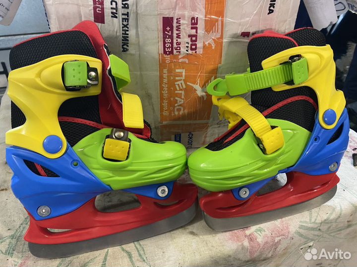 Коньки детские раздвижные 26-29