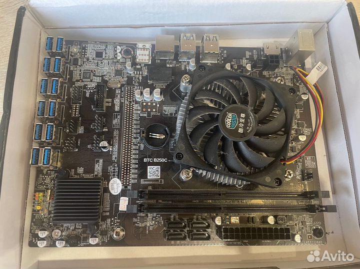 Материнская карта b75 BTC b250c