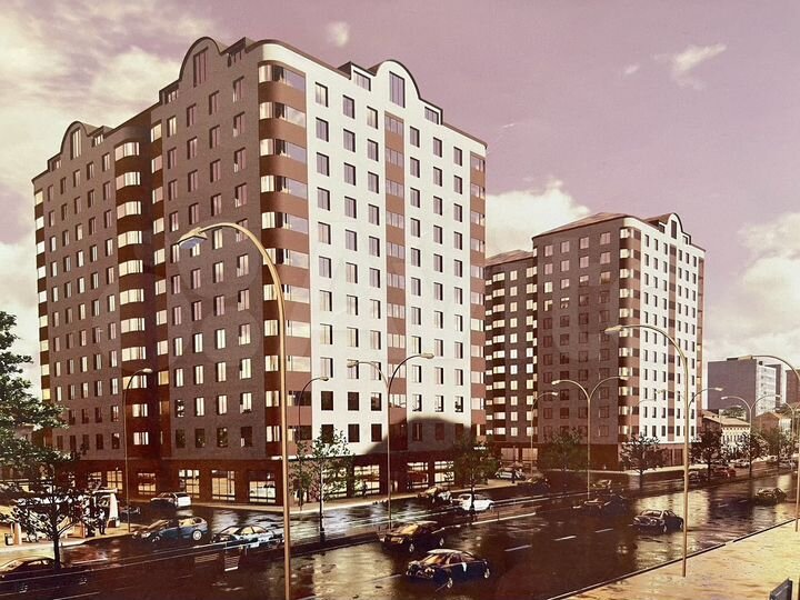 2-к. квартира, 54 м², 8/12 эт.