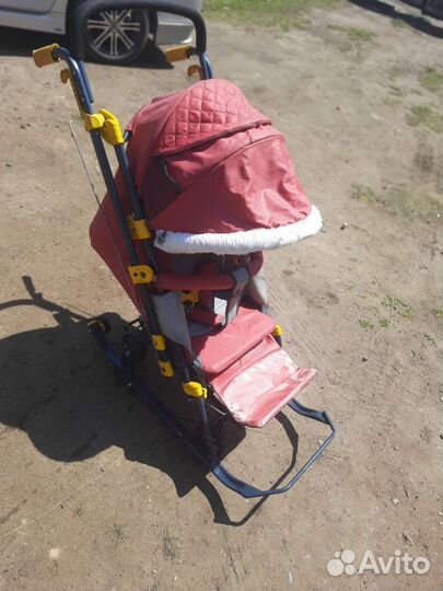 Санки коляска ника