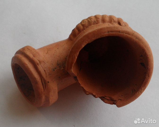 Глиняная трубка люлька 18-19 век