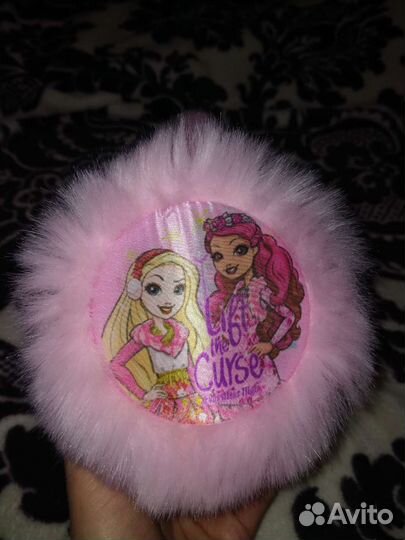 Меховые наушники на девочку