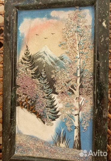 Картина панно из натурального камня