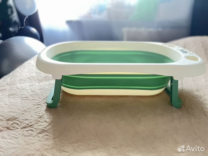 Ванночка для купания складная с матрасиком