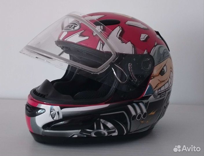 Шлем с визором детский для юных райдеров