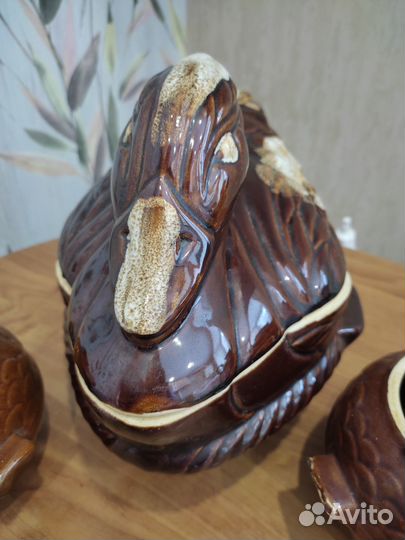 Керамическая посуда для декора