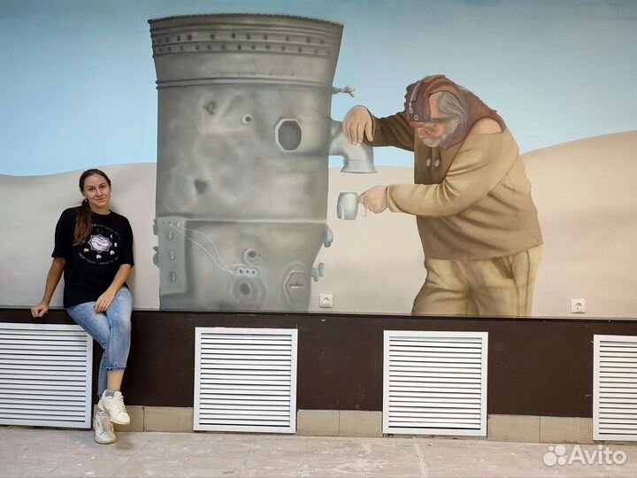 Роспись стен художник