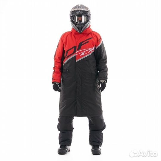 Плащ зимний DragonFly race coat Red