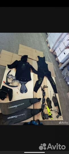 Гидрокостюм для подводной охоты 7мм размер L