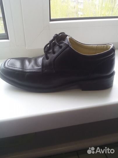 Кожаные туфли размер 39