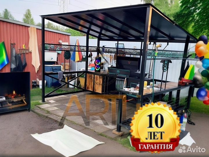 Мангал с печью под казан / от Производителя