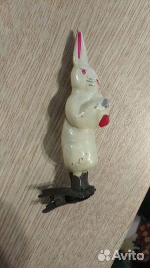 Заяц Ёлочная игрушка,редкая