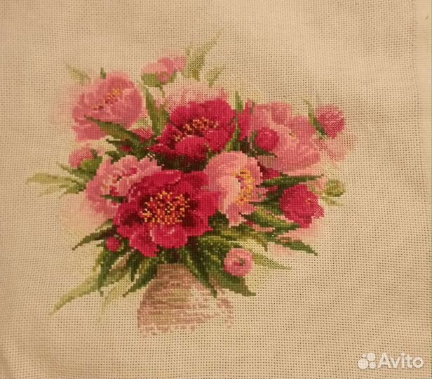 Картина вышитая крестом готовые работы в асс