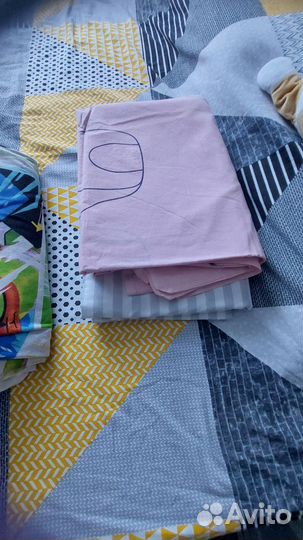 Постельное белье б/у хлопок