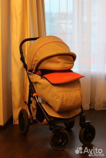 Коляска Tutis Zippy Sport 2 в 1 Cерый/оранжевый