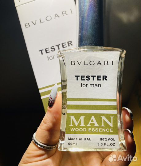 Bvlgari Man wood essence, duty-free тестер