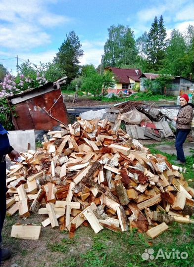 Дрова колотые Осина