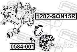 Ступица задняя 1282-SON15R Febest
