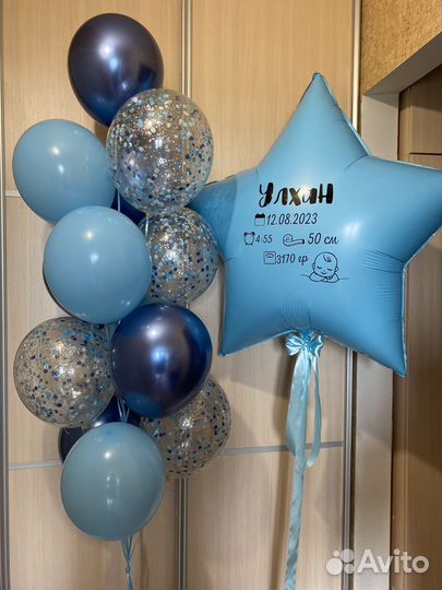 Гелиевые шары на выписку