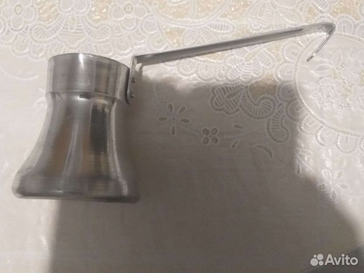 Половник, шумовка силикон, турка