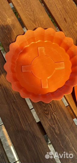 Большой горшок для цветов пластик