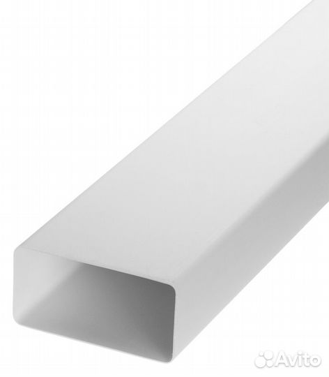 Воздуховод плоский пластиковый 60х204 мм 1,5 м