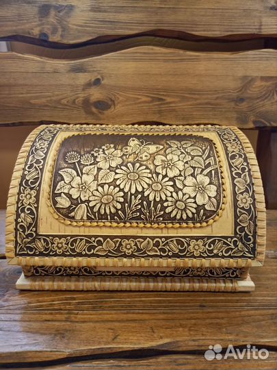 Хлебница деревянная новая