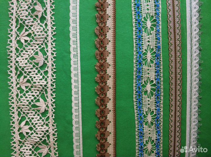 Тесьма, кружево, гипюр времён СССР. Очень много