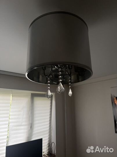 Люстра потолочная хрустальная