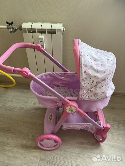 Коляска и качели беби борн