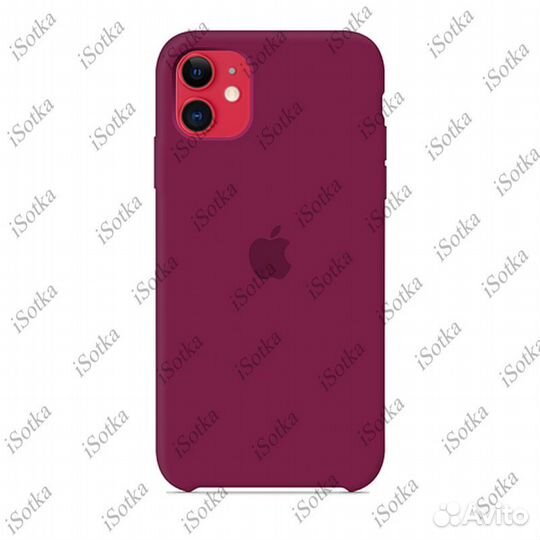 Чехол Apple iPhone 11 Silicone Case (фиолетовая фу