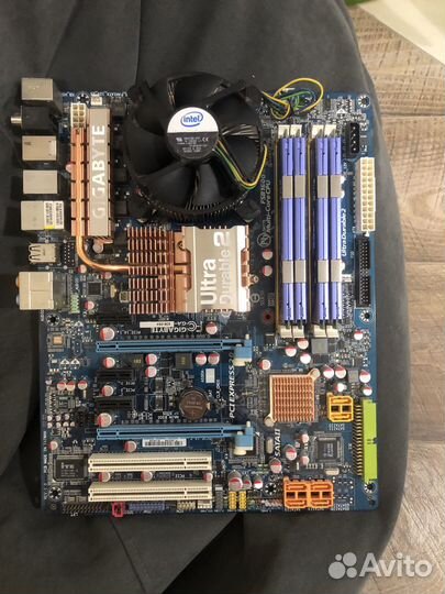 Комплект Gigabyte ga-x38-ds4+DDR2 8Gb+E6550+VGA