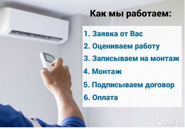 Устанавливаем кондиционеры с гарантией 3 года